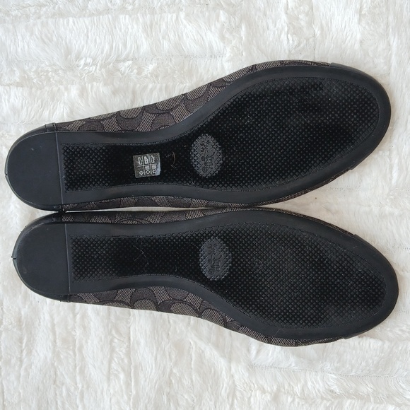 Coach Chelsea Logo Balarinia Flats, Size 9 - Picture 4 of 4